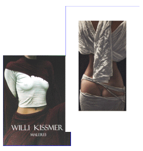 Weißer Rückenakt - Vorzugsgraphik zum Buch MALEREI von Willi Kissmer ... Galerie Conrad