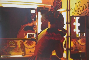 Lipstick Molino - Lithographie von Ramon Lombarte ... in der Galerie Conrad