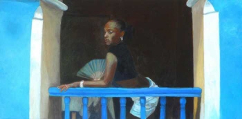 Blue Trinidad - Gemälde von Ramon Lombarte ... Galerie Conrad